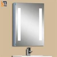 Luxury Custom Wall Mount Backlit Illuminated Lighted LED Bath Bathroom Vanity Mirrored Medicine Mirror Cabinet